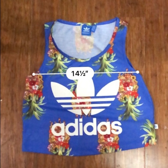 adidas Tops - ADIDAS ORIGINALS x THE FARM - Size US S 'Frutaflora Tank'